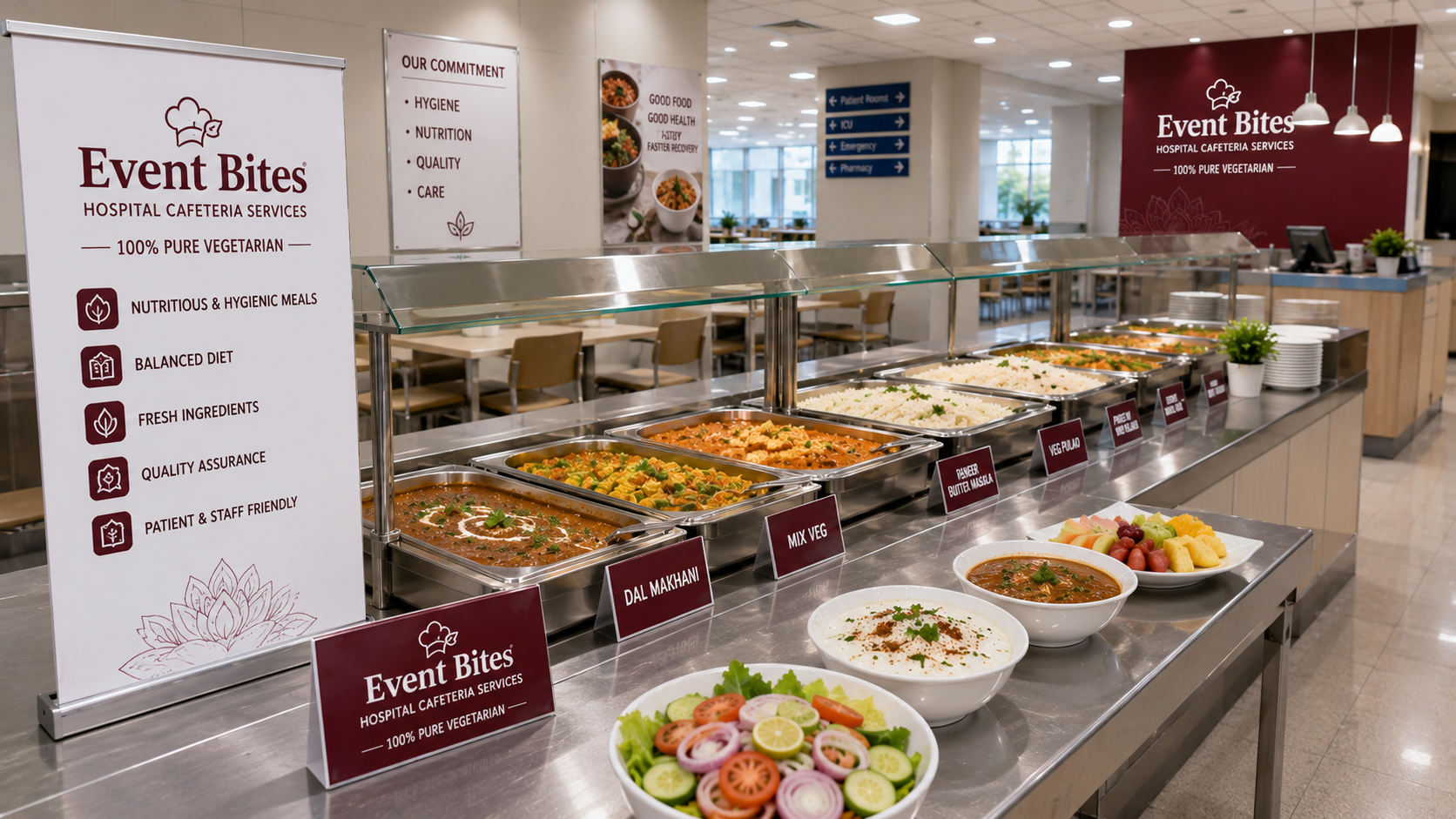 Hospital Cafeteria Services in Noida